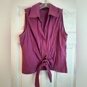 Lafayette 148 New York sleeveless shirt, size 10